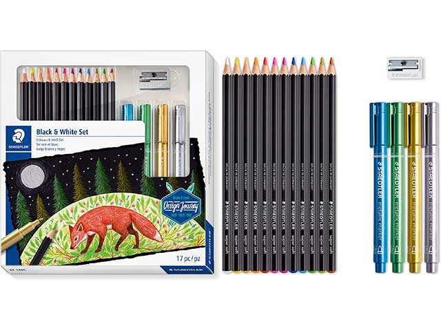 Staedtler set per carta bianca e nera