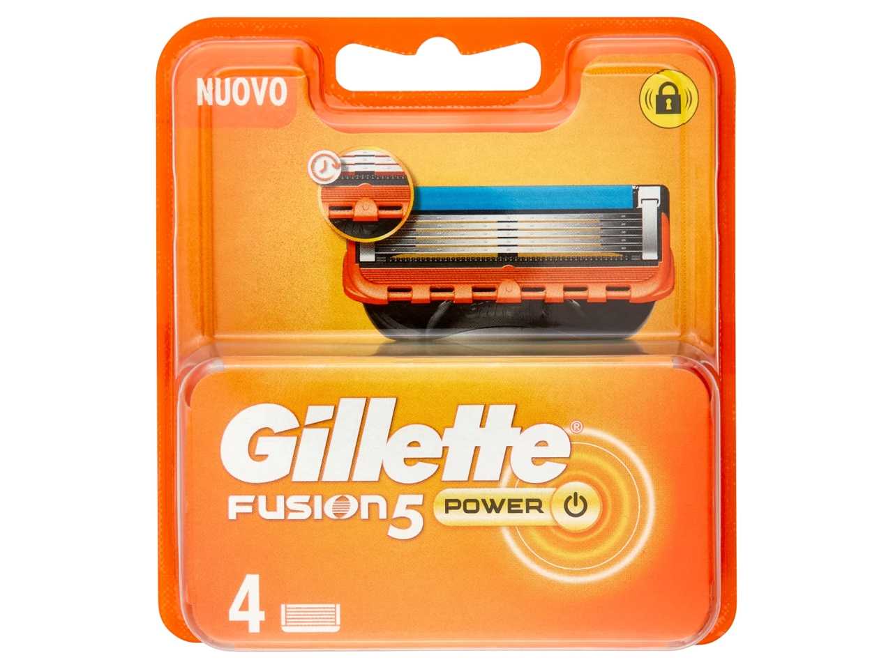 4 lame di ricambio GILLETTE MACH 3 ricariche rasoio - Profumeria