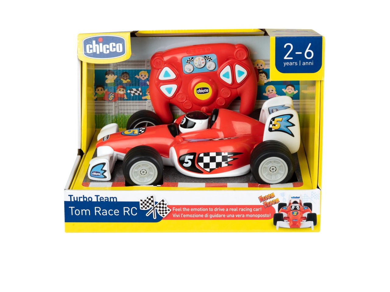 gioco giocattolo macchina radiocomandata telecomandata Cars RC turbo racer