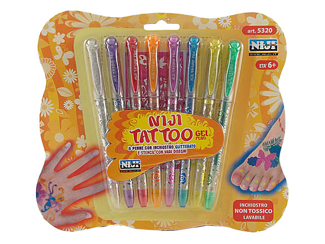 Comprare BIRO NIJI 5302 GLITTER 8PZ INK PROFUMATO, Vendita online