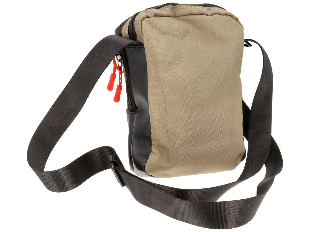 Borsa da uomo b-tech collection tracolla mini colore taupe composizione:  100% pelle sintetica | Agrusti.eu