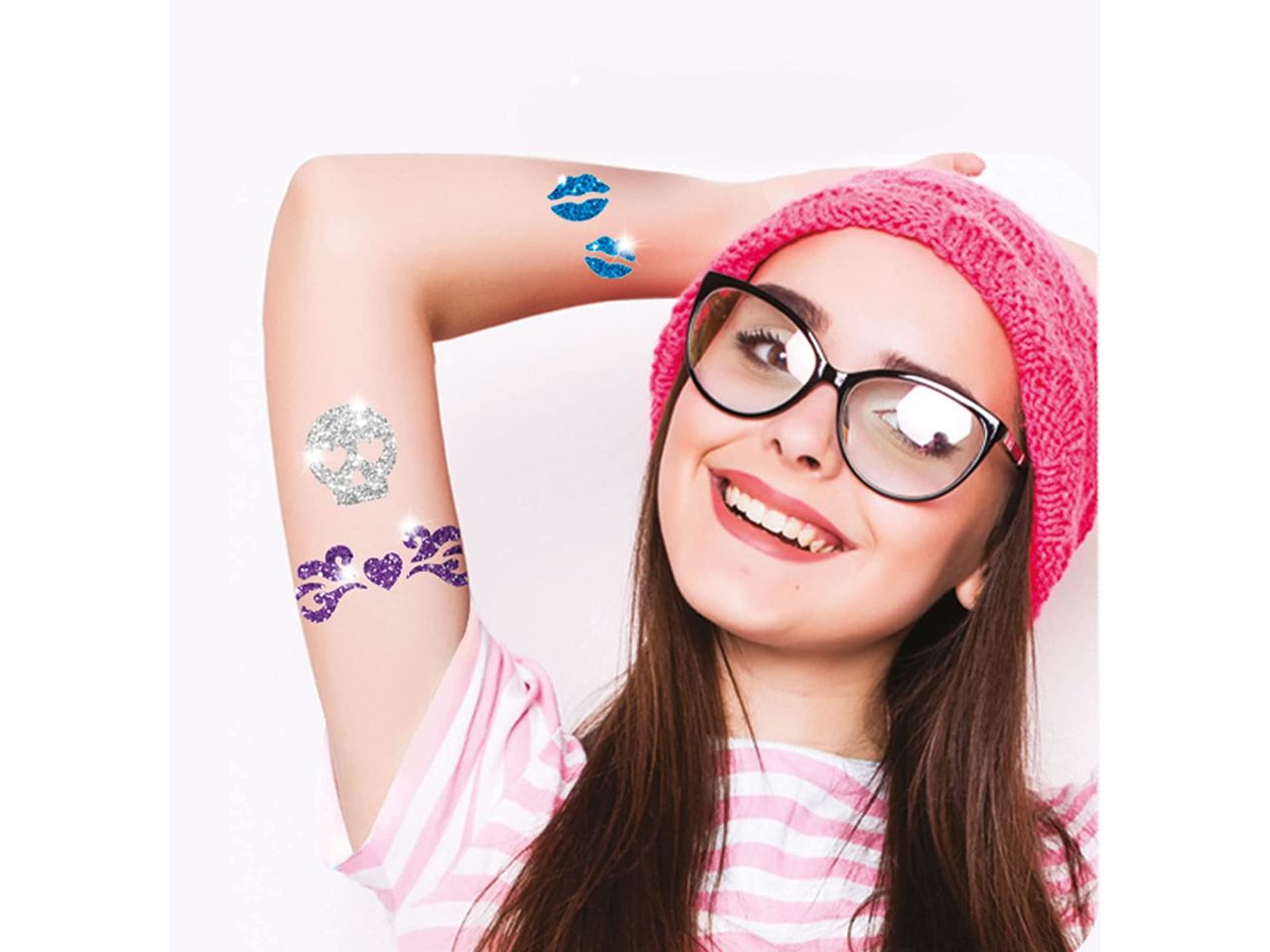 Clementoni - Crazy Chic - Kit Temporanei, Laboratorio Tattoo