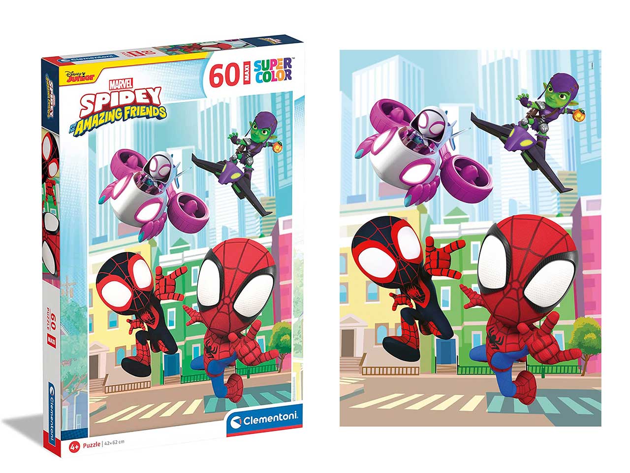 Puzzle Marvel SpiderMan 60 pezzi di Clementoni