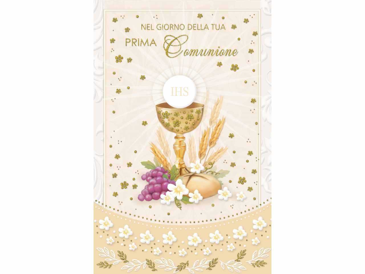 FE20111PC Biglietti Auguri 9x14 Comunione