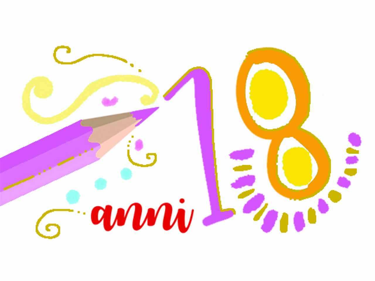 Smilcloud Portachiavi di Compleanno 18 Anni Portachiavi​​ Acciaio