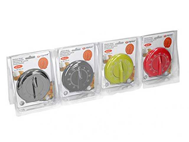 TIMER DA CUCINA TONDO 7CM COLORE ASSORTITO - Termometri e Timer