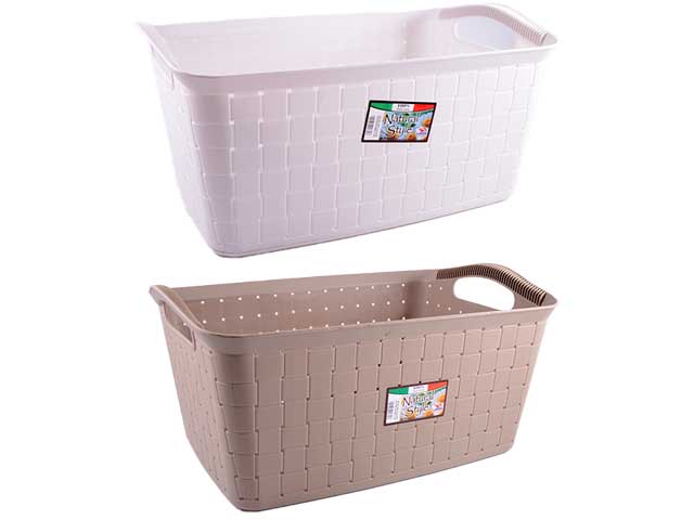 Stefanplast Cesta Portabiancheria Elegance Bianca Laundry Basket