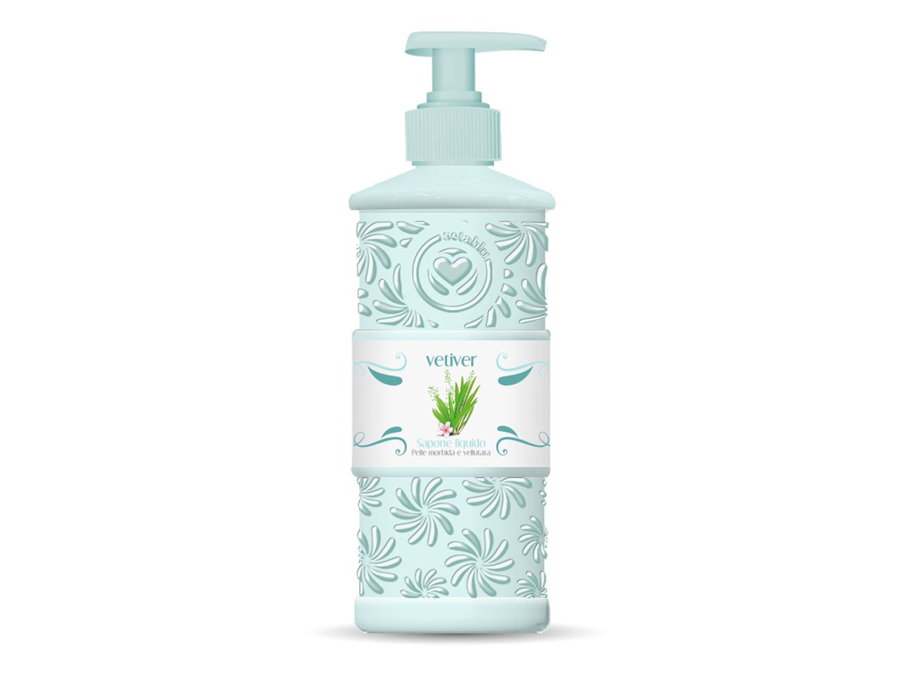 Dispenser sapone liquido mani 500ml vetiver