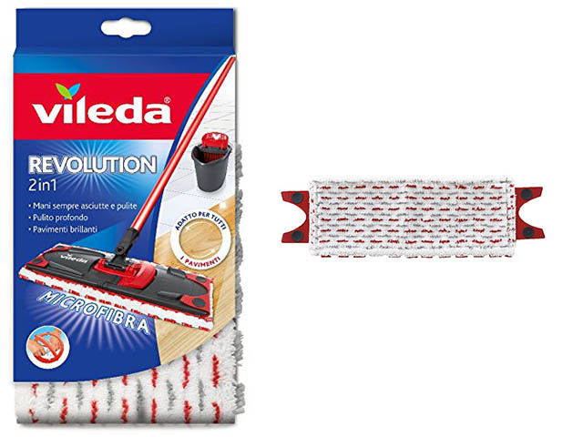 VILEDA SUPERMOCIO REVOLUTION RICAMBIO MICROFIBRA + COTONE