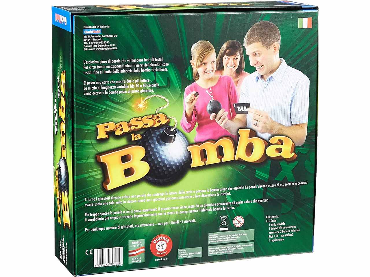 Gioco passa la bomba reprint