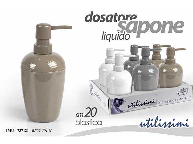 Portaspazzolino di plastica disponibile in 3 colori