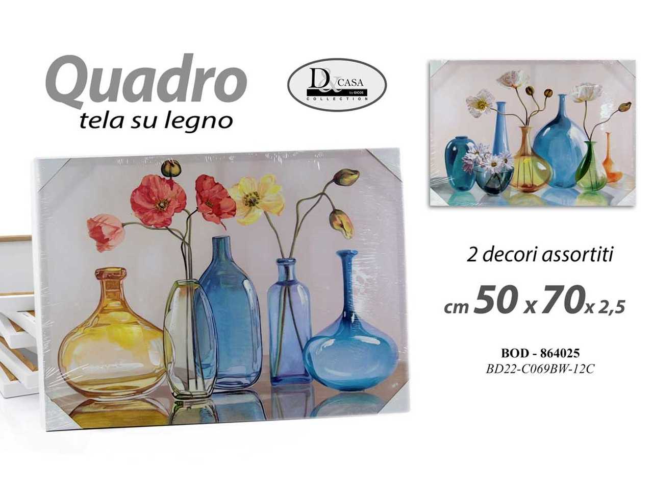 Quadro su Tela Fiori – Albalu Bomboniere