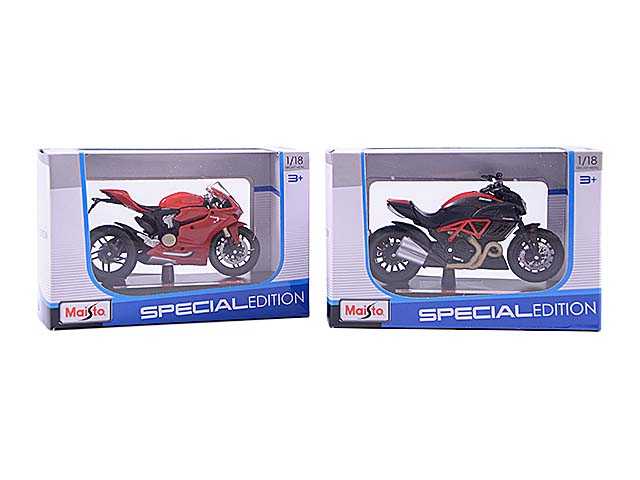 MODELLINO MOTO DUCATI SCALA 1:18 MODELLI ASSORTITI