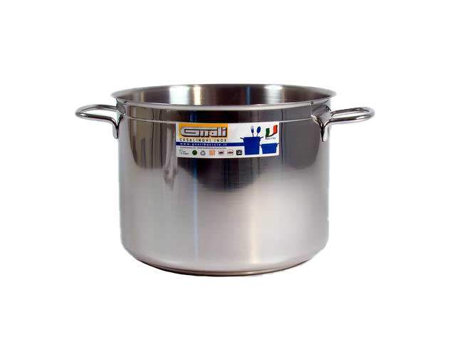 PENTOLA INOX PROFESSIONAL 3160 ALTA 2 MANICI Ø CM.18 H.14,4 LT.3,5