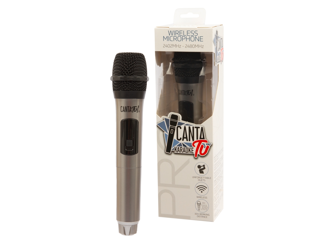 Compra WS - Altoparlante Microfono Karaoke - Bluetooth - Nomad - 680078MIN  - Argento - Wireless - Musica - Luce LED - Microfono portatile - Canto -  Bambino - Adulto - Ballo - Ipad - Iphone - Android all'ingrosso