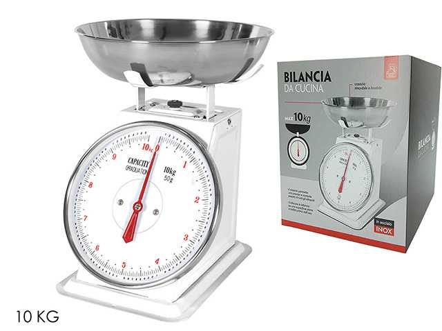 Bilancia da cucina 30kg bianca 690202