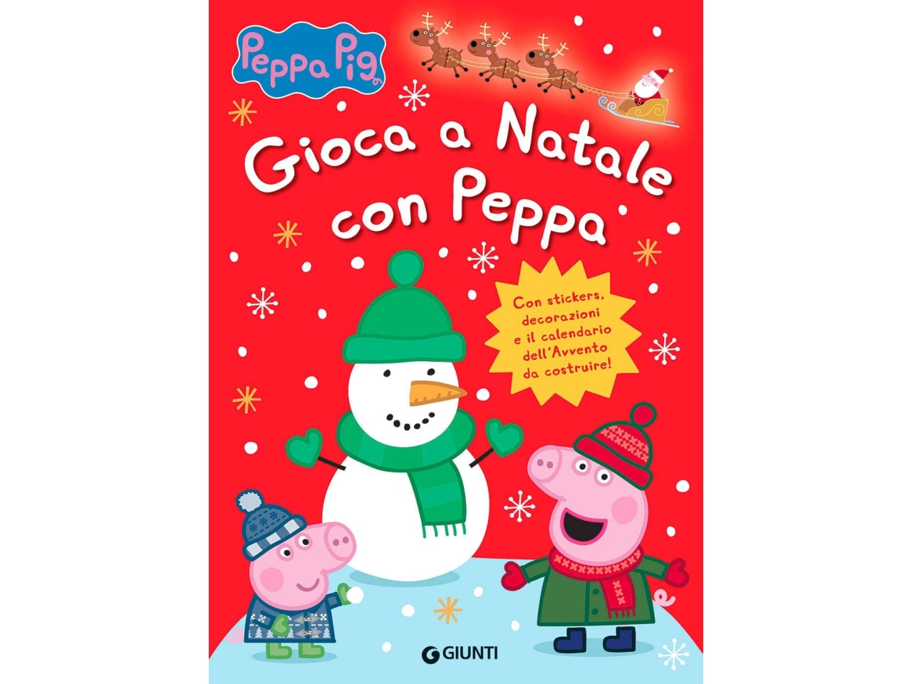 Libro di Natale personalizzabile con Peppa Pig