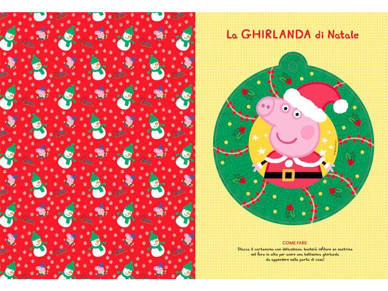 Libro giunti editore peppa pig gioca a natale con peppa