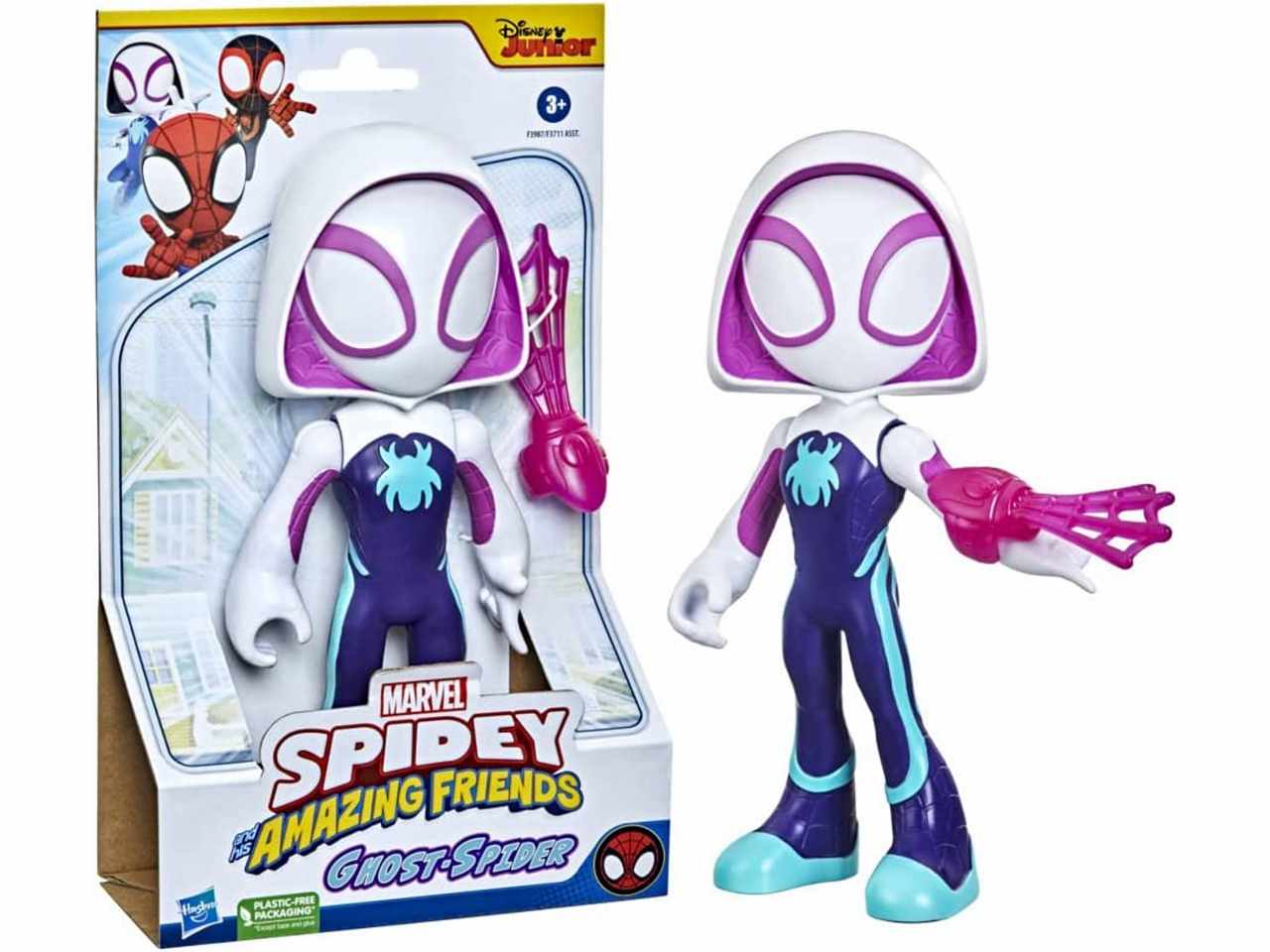 Spidey and his amazing friends figura mega ghost spider