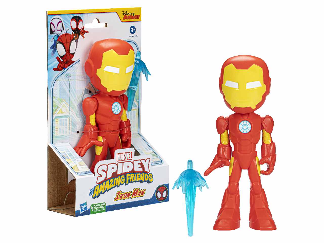 Spidey and his amazing friends figura mega iron man