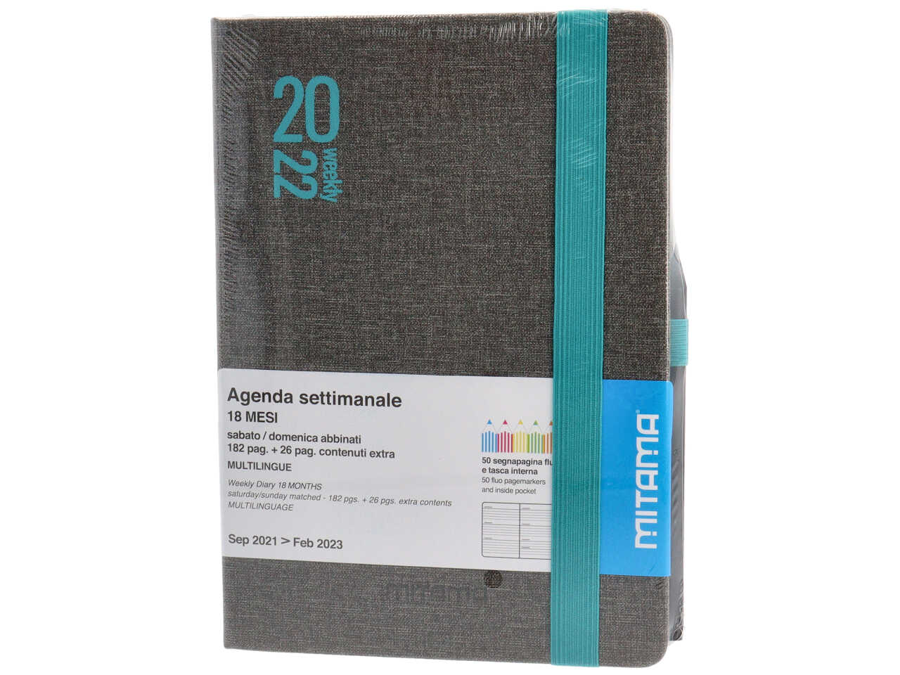 Agenda giornaliera Moleskine 2022-2023, 18 mesi, Large, copertina