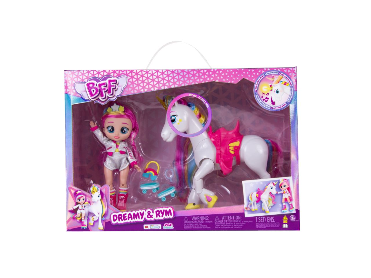 Cry Babies Bff Dreamy e Rym, Bambola con Unicorno Serie3 – The Toys Store