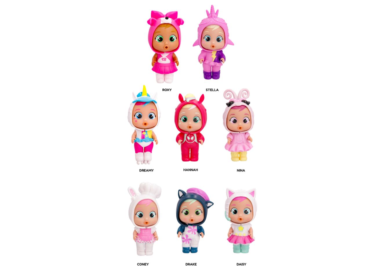 Bambola imc toys da bambina cry babies magic tears stars - 8 diversi  personaggi da collezionare$