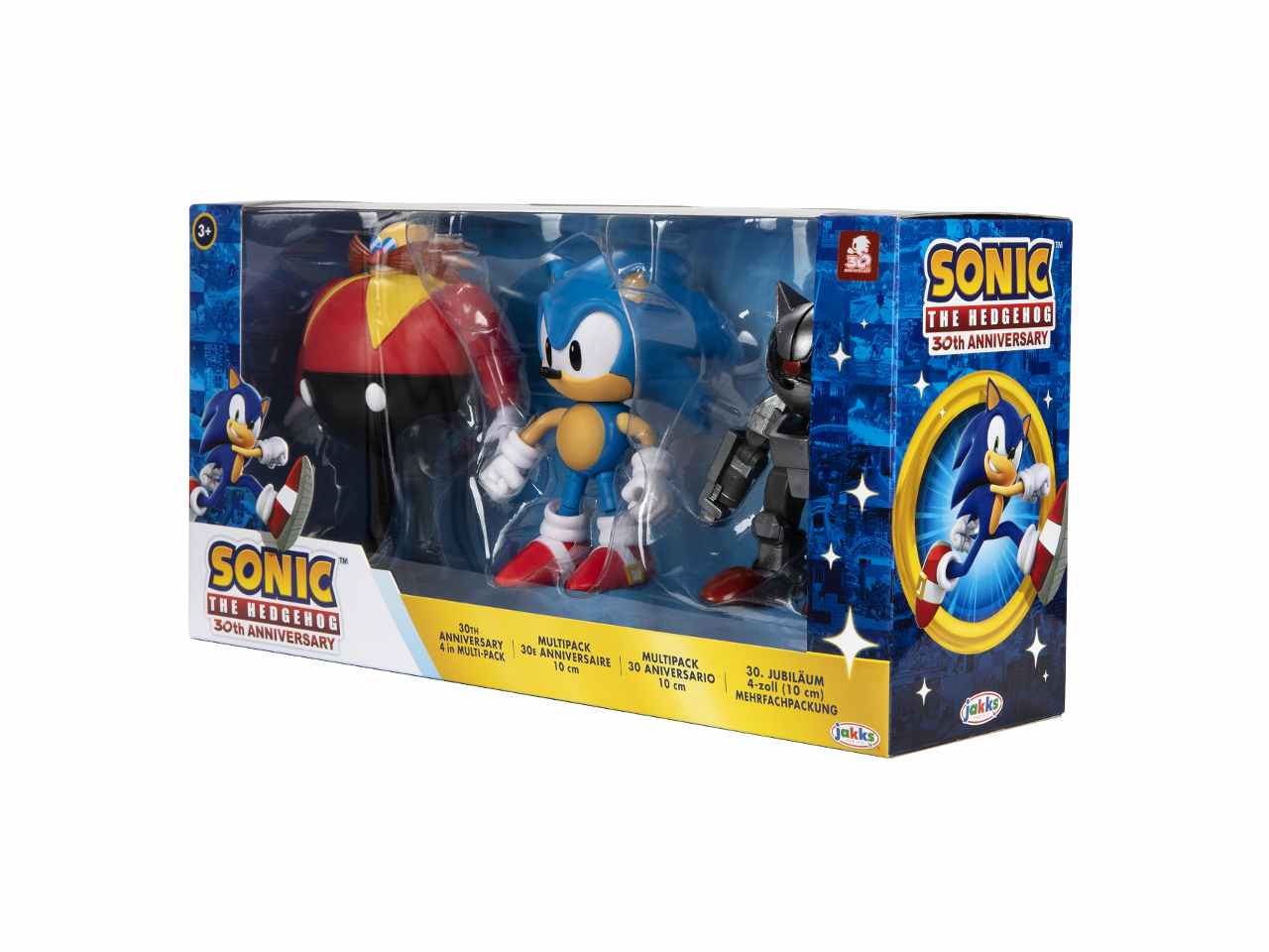 Jakks Pacific Sonic Set 3 Personaggi 30th Anniversario