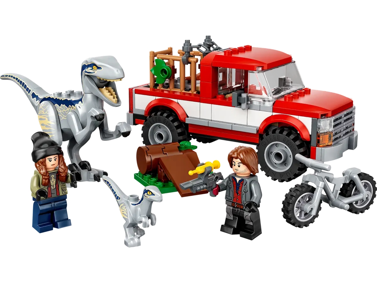 LEGO Jurassic World 76946 La Cattura dei Velociraptor Blue e Beta, Giochi  per Bambini di 6+ Anni con Dinosauri Giocattolo