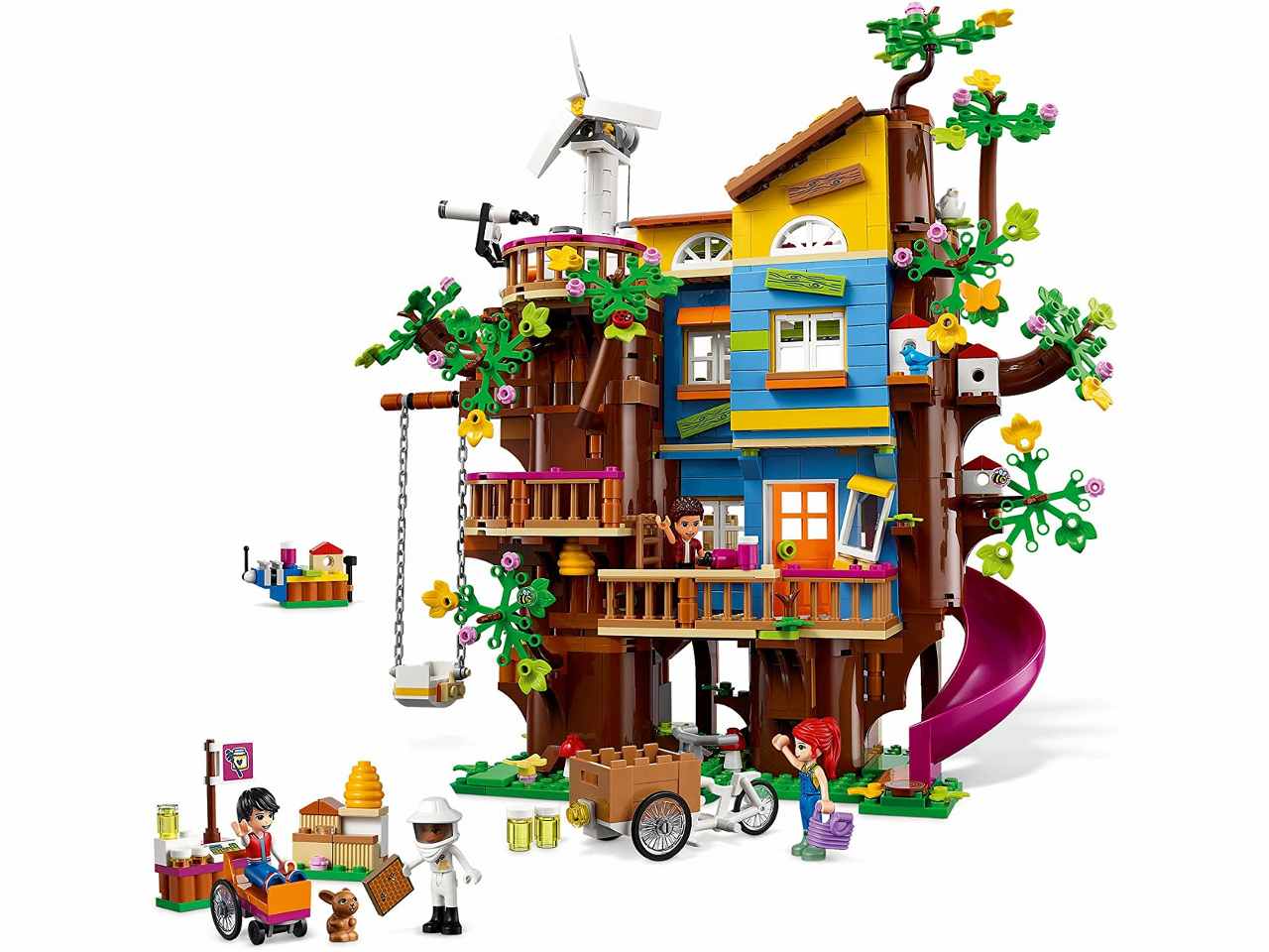 LEGO Friends 41703 Casa sull'Albero dell'Amicizia con Mini Bamboline di Mia  e River, Giochi per Bambini dai 8 Anni in su