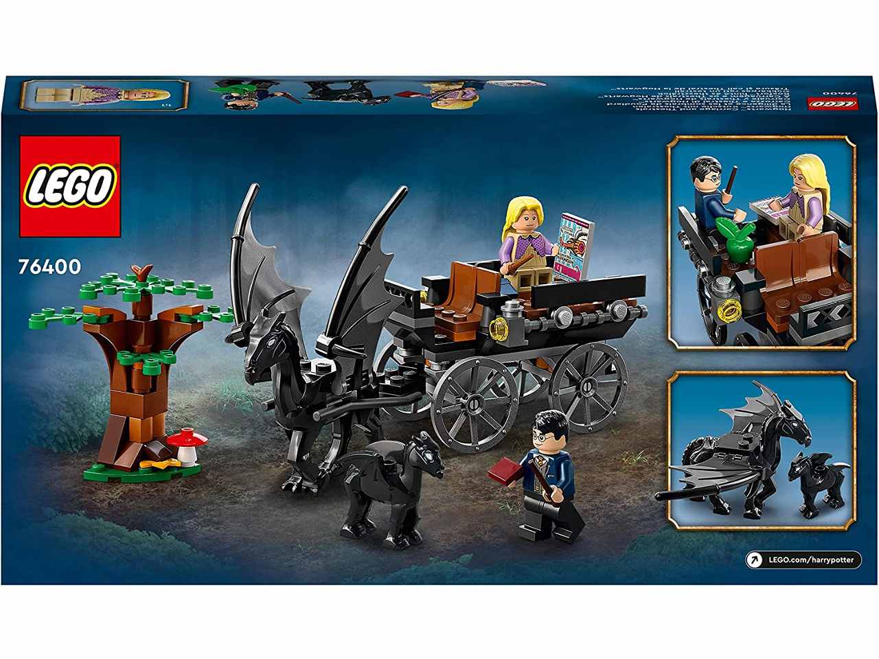 Lego harry potter thestral e carr.76400