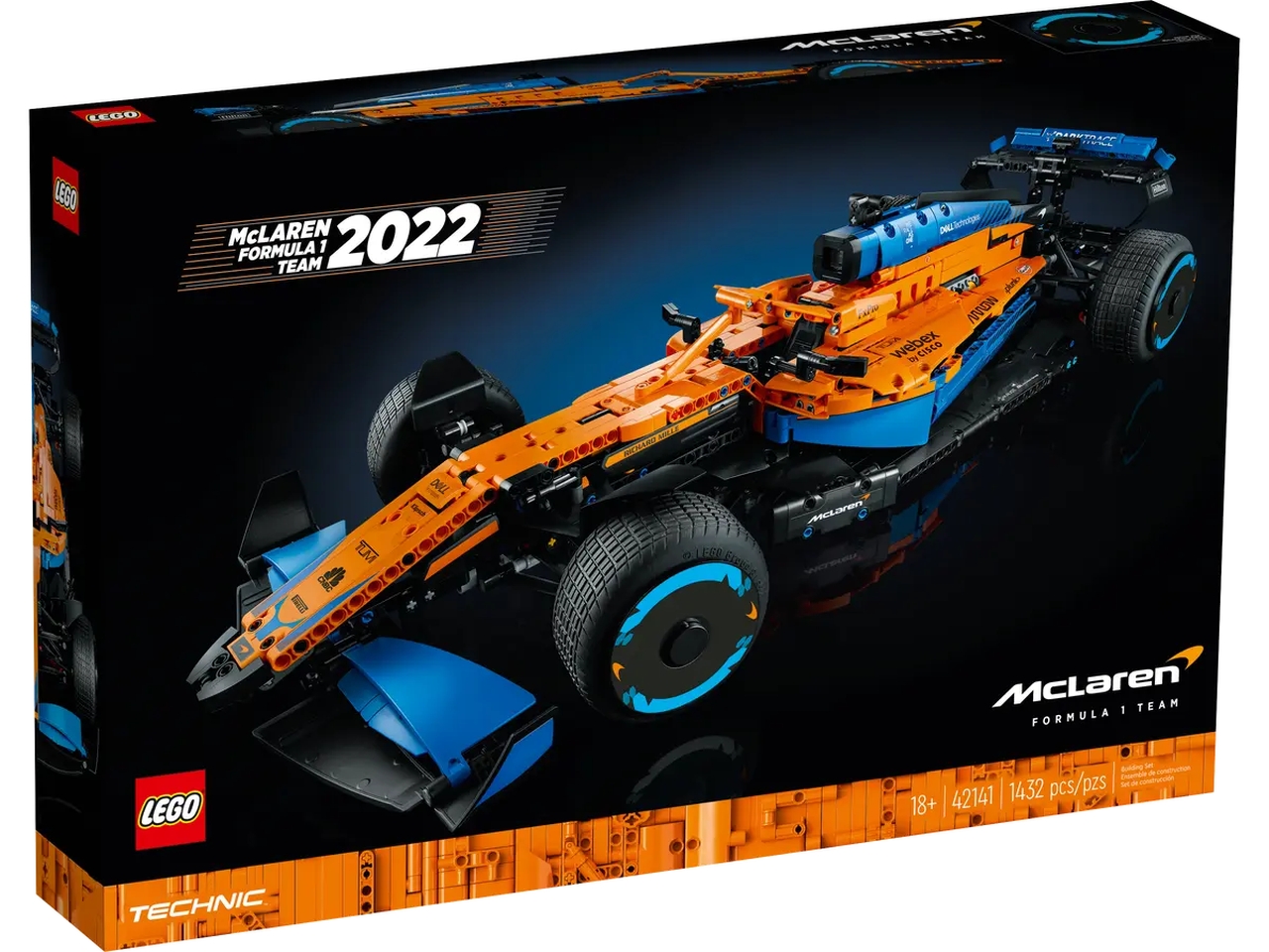 Lego monoposto mclaren formula 1.