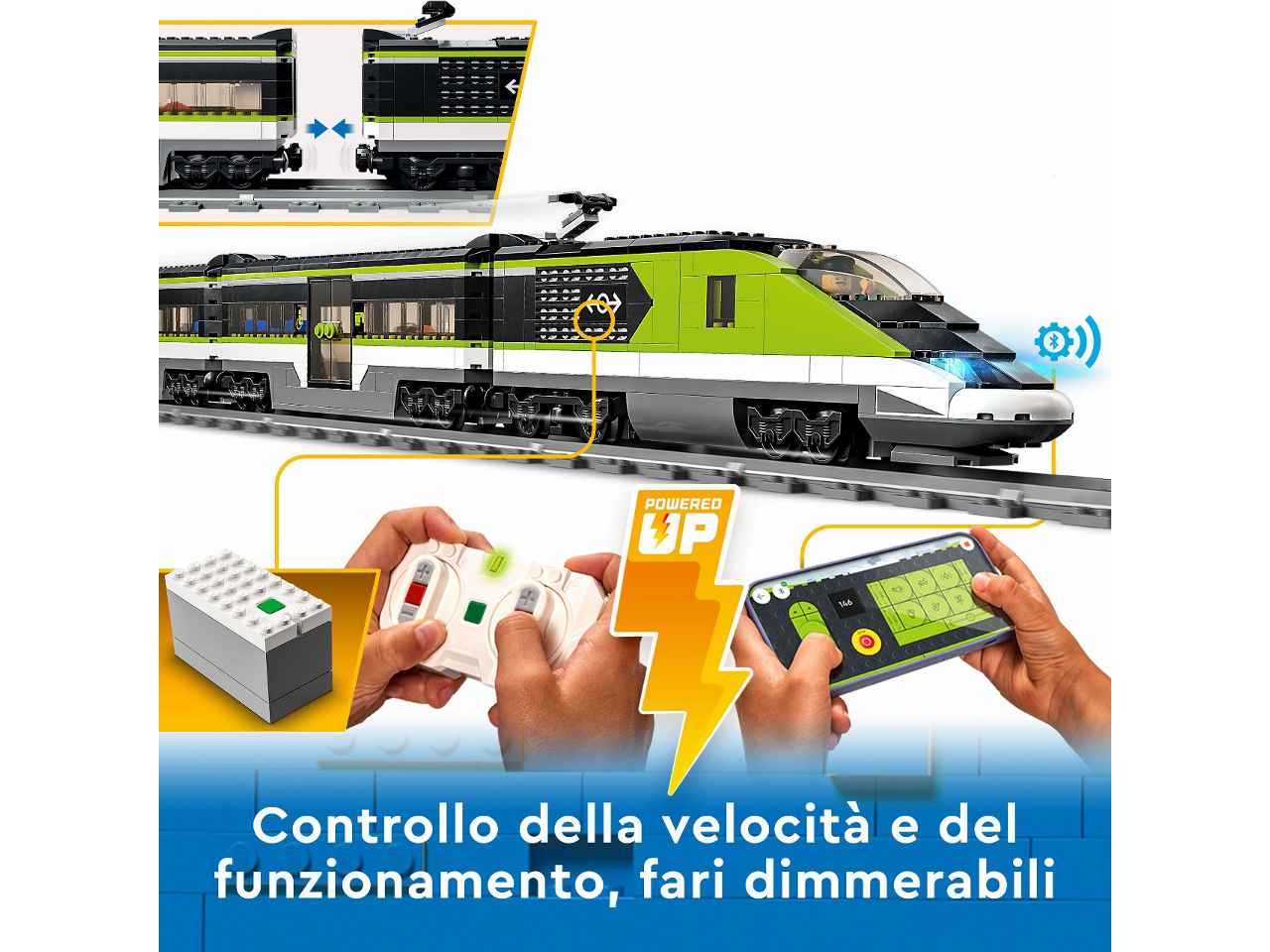 Lego city treno passeggeri espresso 60337