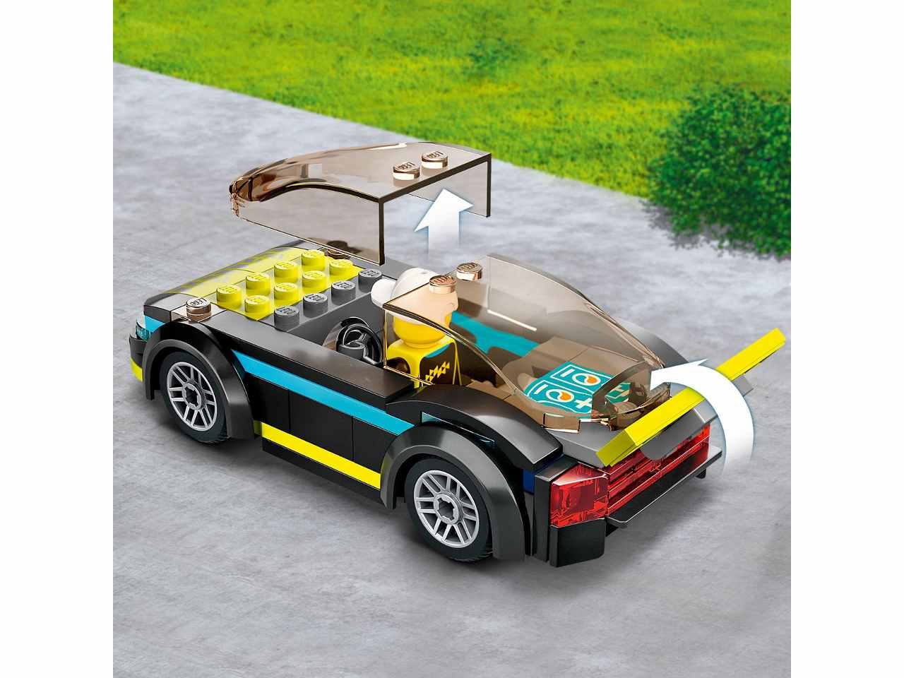 Lego city great vehicles auto sportiva elettrica