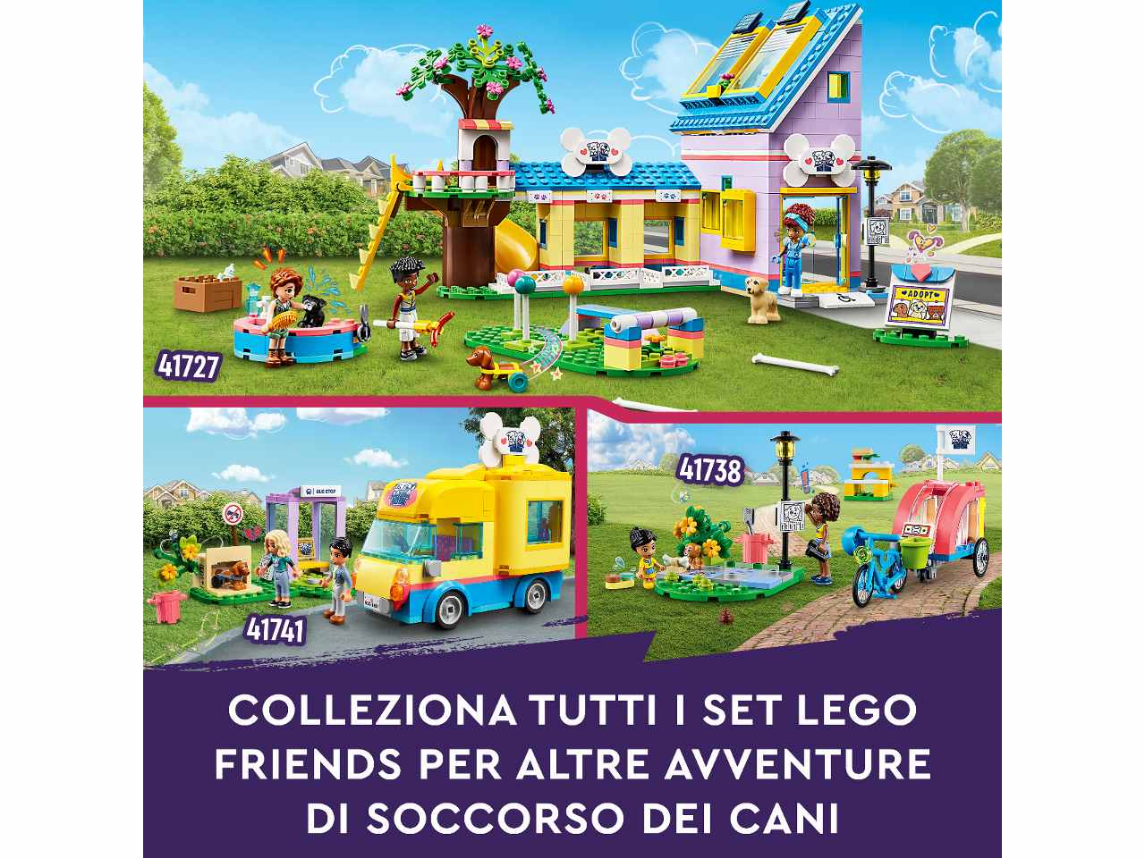 Lego friends centro di soccorso per cani