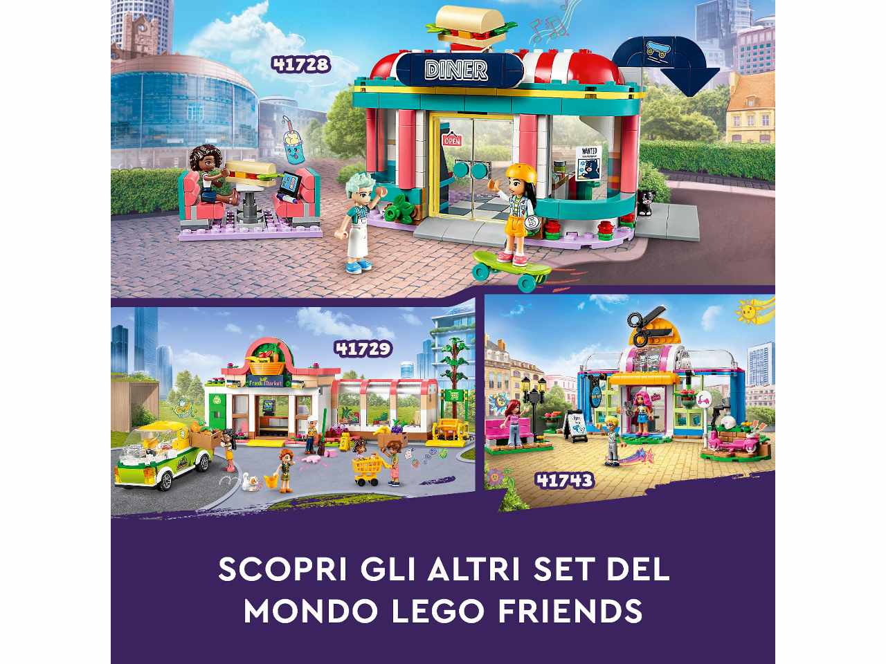 Lego Friends Gioco per Bambini Il Ristorante di Heartlake City LEGO