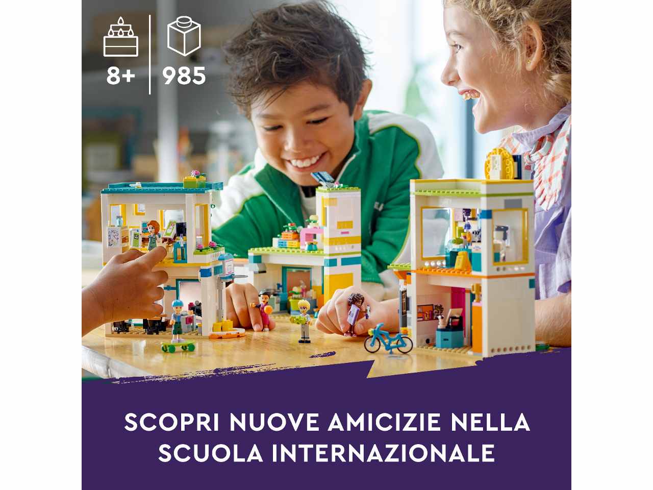 LEGO Friends La Scuola Internazionale di Heartlake City, Giochi per Bambine  e Bambini da 8 Anni con Edificio Modulare, 5 Mini Bamboline, Personaggi  2023 e Accessori 41731 : : Giochi e giocattoli