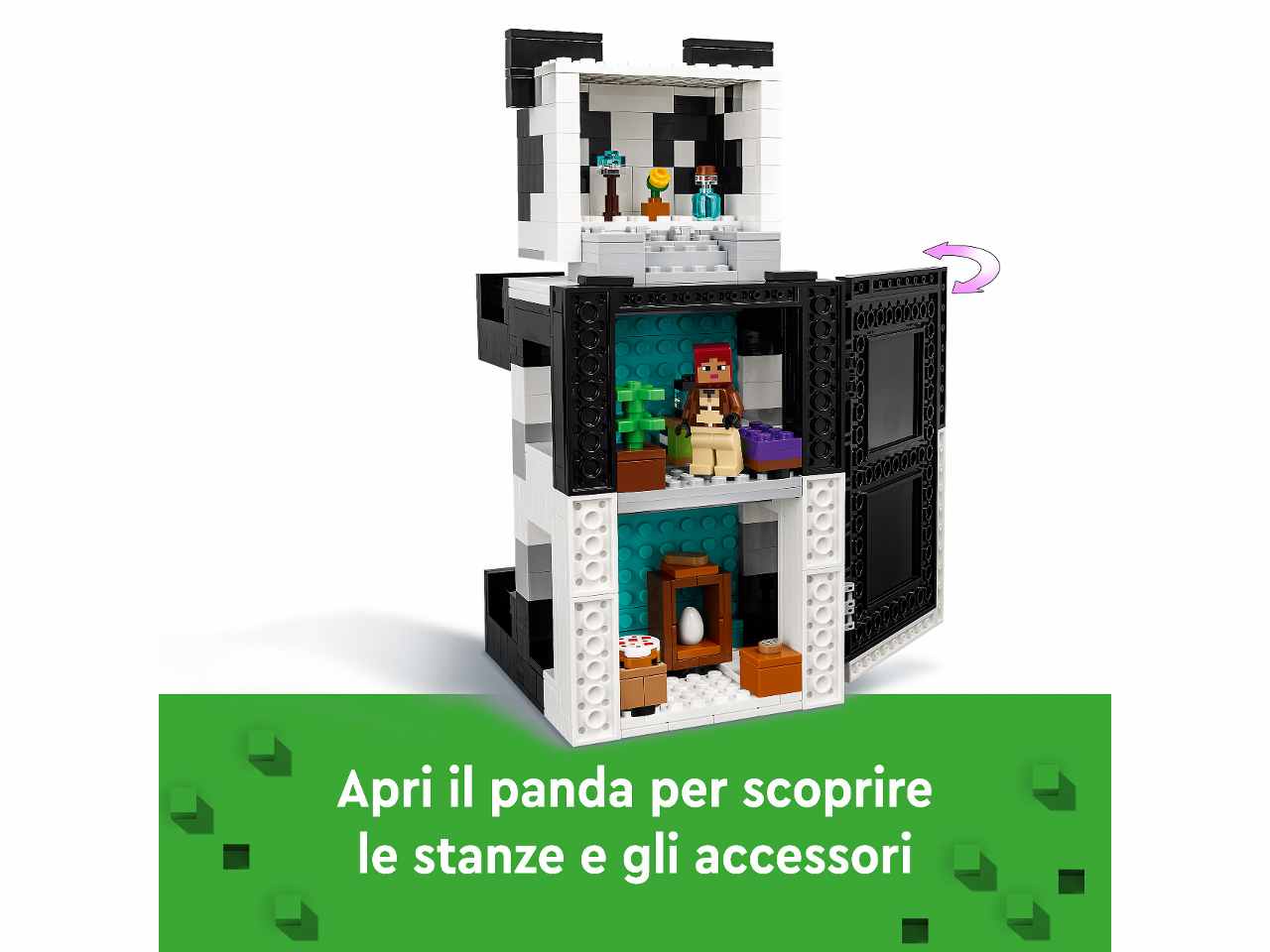 Lego minecraft il rifugio del panda | Agrusti.eu