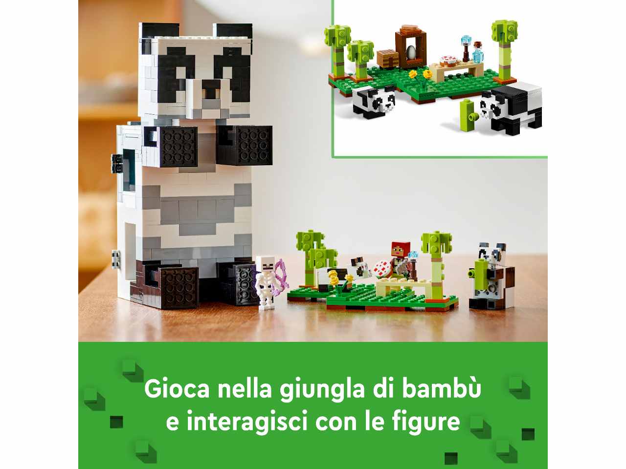 Lego minecraft il rifugio del panda | Agrusti.eu