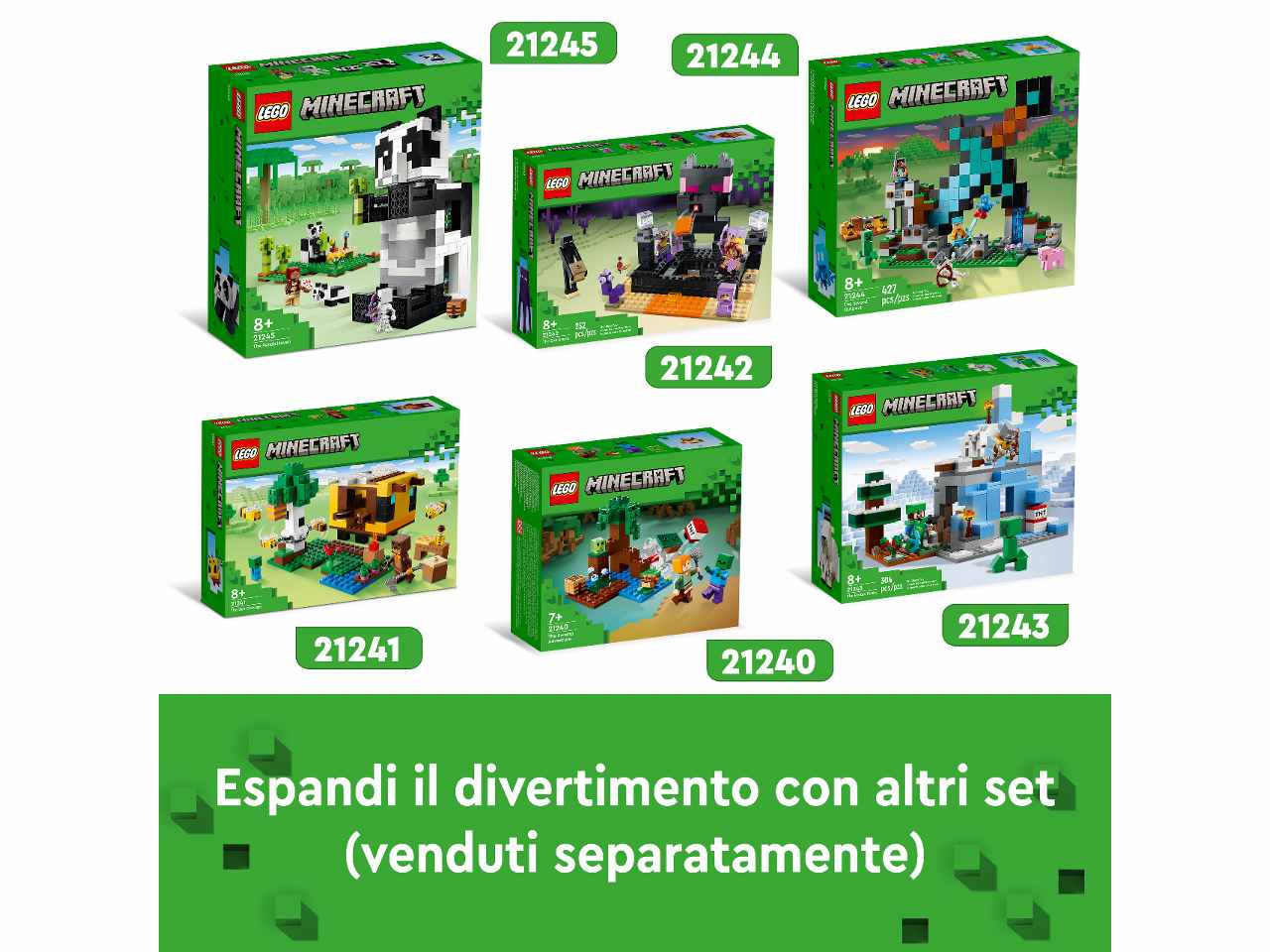 Lego minecraft il rifugio del panda | Agrusti.eu