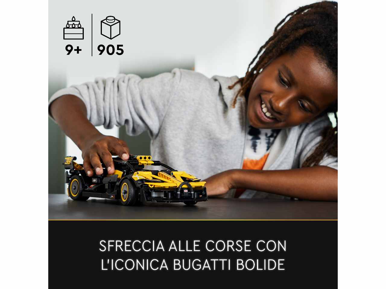 LEGO Technic 42151 Bugatti Bolide, Kit Macchina Giocattolo, Modellino Auto  Supercar, Giochi per Bambini, Idee Regalo