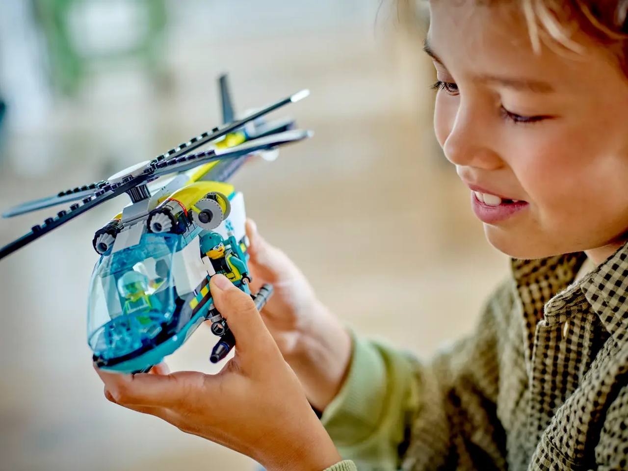 Lego city great vehicles elicottero di soccorso di emergenza