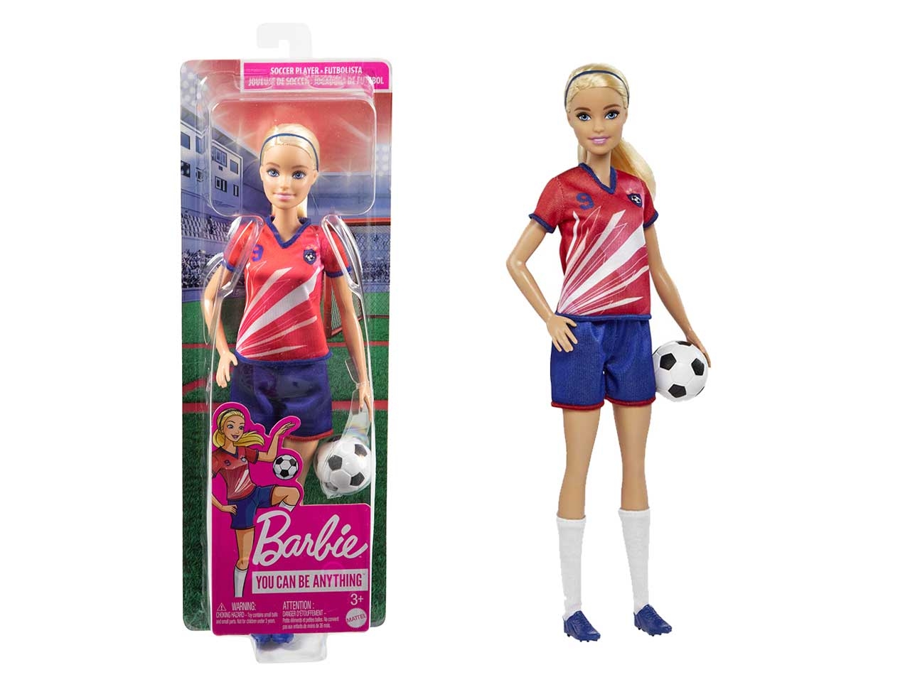 Barbie calciatrice on sale