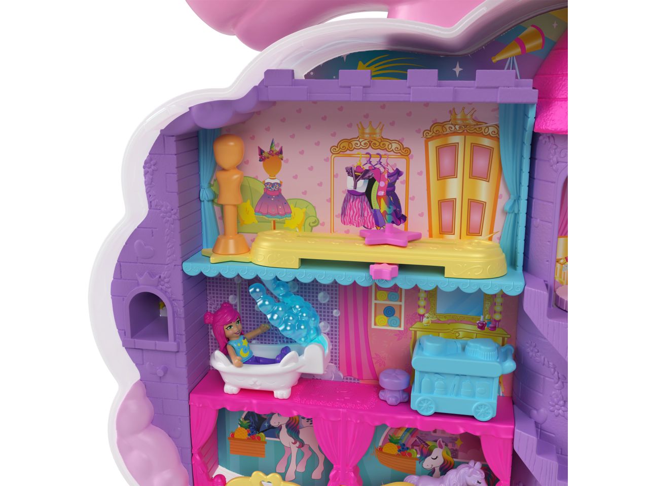 Polly Pocket Casa di Polly - Mattel - Mattel Polly Pocket - Casa delle  bambole e Playset - Giocattoli