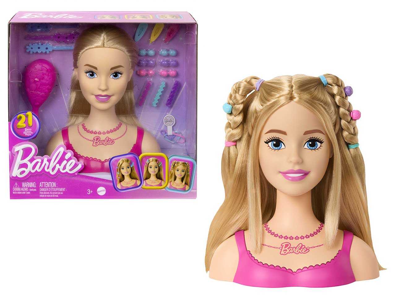 Barbie Styling Head Capelli Arcobaleno HMD78