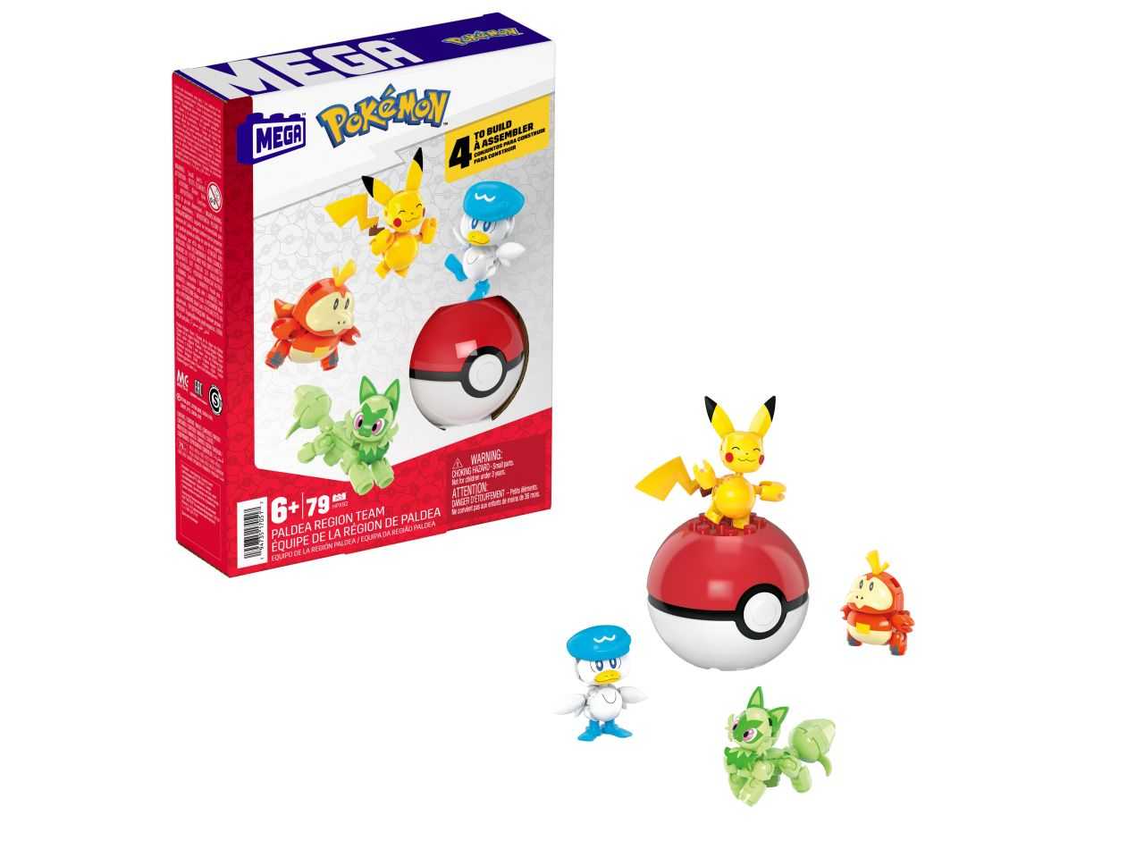 Mega Pokemon Centro Pokemon Set da Costruire con 648 Mattoncini MATTEL