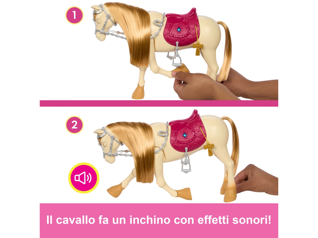 Barbie Mysteries Cavallo giocattolo interattivo con accessori 3+ Mattel |  Agrusti.eu