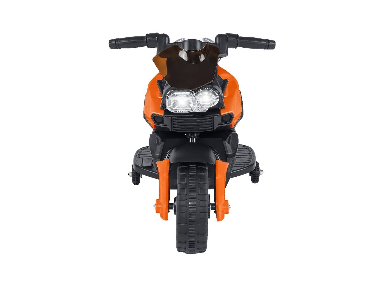 Moto elettrica con funzionamento a batteria 6v 4ah 20w colore arancione