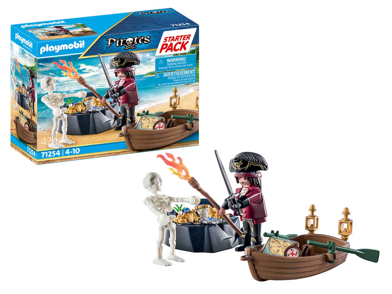 Playmobil Pirati 064672 - Scatola portagiochi Contenitore 23l Porta 2117988