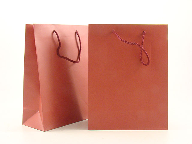 Shopper carta bianca formato 28x17x29cm delivery light 80gr